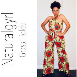African Print Seriwa Jumpsuit